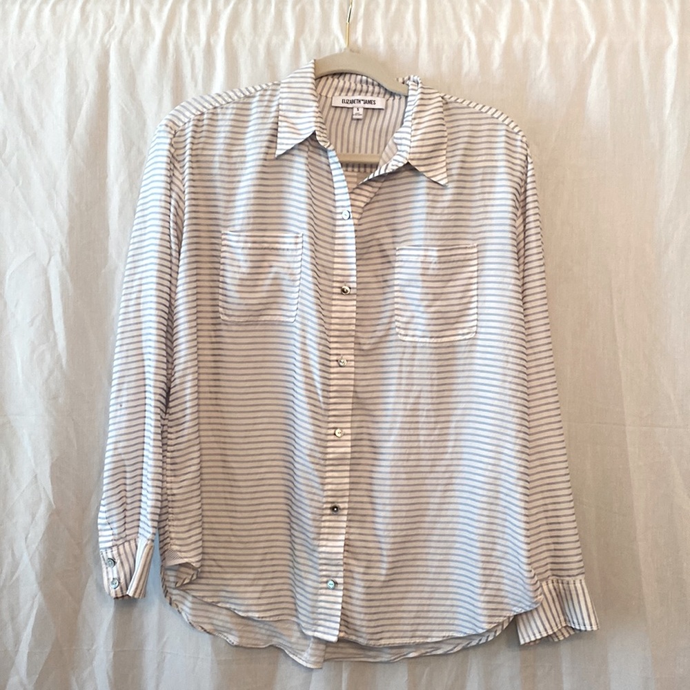 Elizabeth + James Striped Button Down